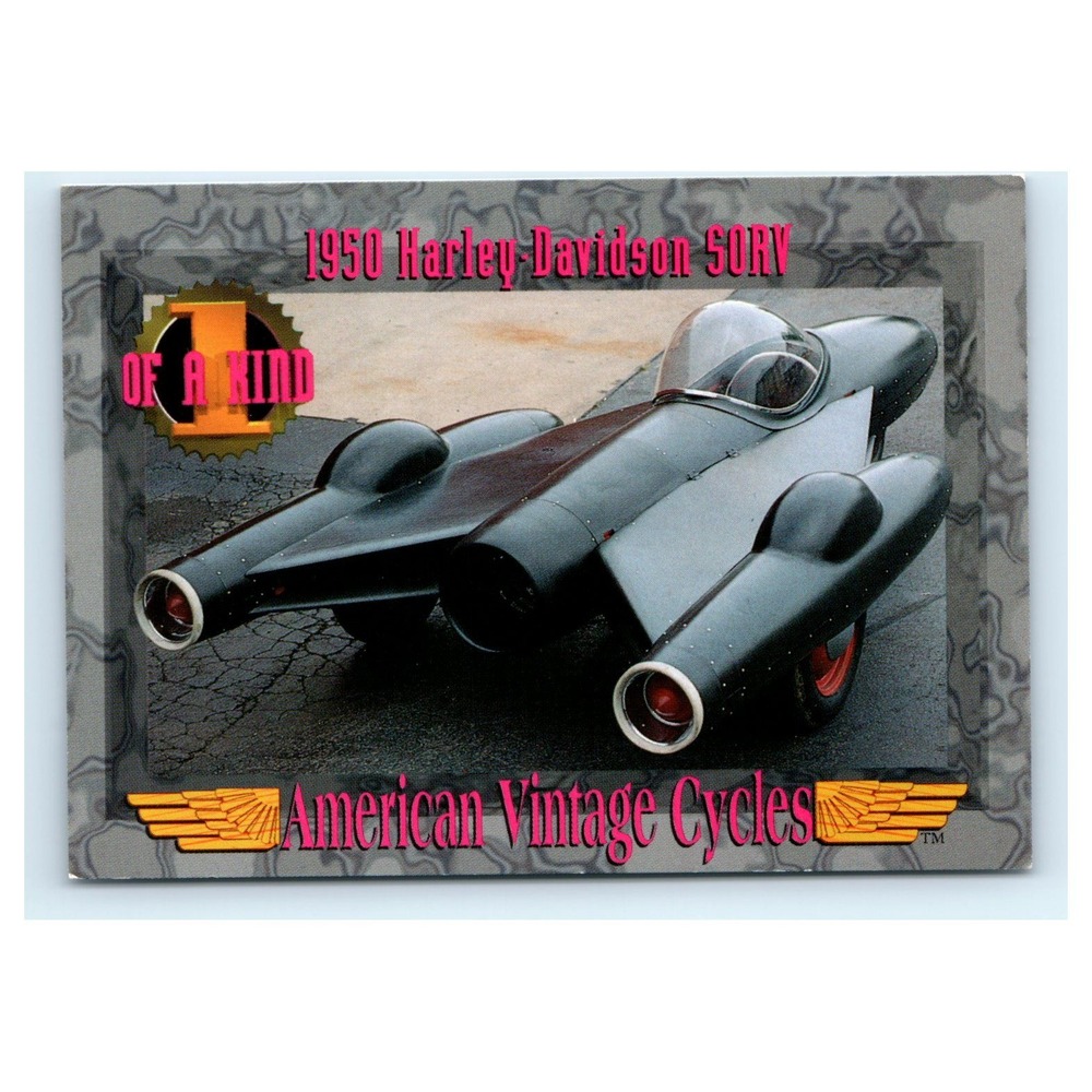 American Vintage Cycles Card 1950 Harley-Davidson SORV Series II #177